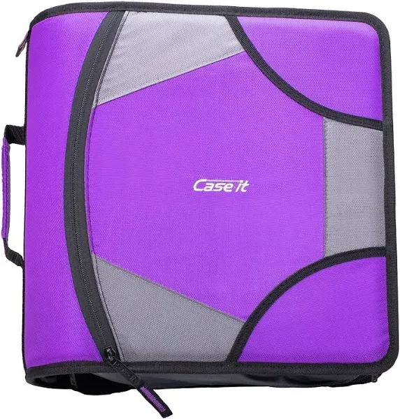 Case-it The King Sized Zip Tab Zipper Binder