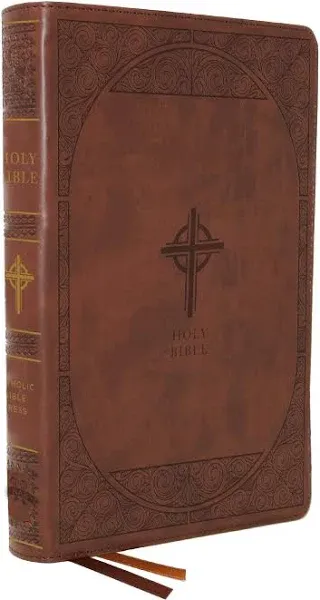 NABRE New American Bible, Revised Edition, Catholic Bible, Large Print Edition, Leathersoft, Comfort Print: Holy Bible