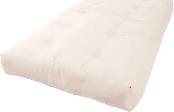 Blazing Needles 8 in. Renewal Twill Full Size Futon Mattress