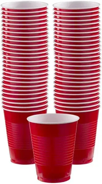 Creative Converting Classic Red Plastic Cups