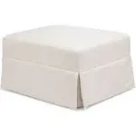 Namesake Crawford Gliding Ottoman - Performance Cream Eco Weave