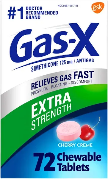 Gas-X Extra Strength Chewable Tablets Cherry Creme