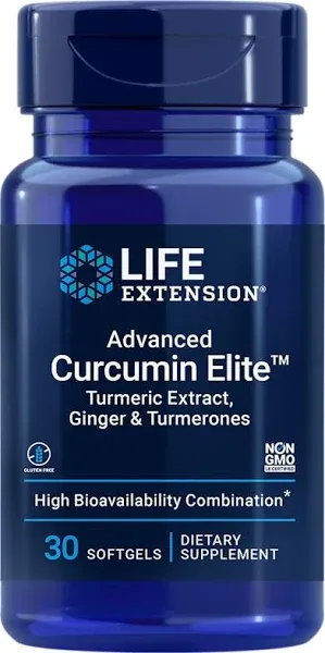 Life Extension Curcumin Elite Turmeric Extract 500 mg 60 Veg Caps