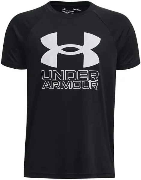 Under Armour Kids Tech Hybrid Print Fill Short Sleeve T-shirt Size YXL Blue