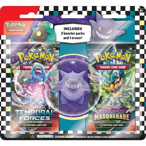 Pokemon Back to School Eraser Blister 2024