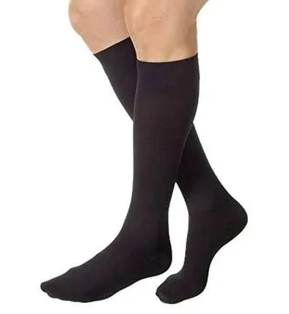 Jobst Relief Compression Knee high, 15-20 mmHg Closed Toe X-Large / Black