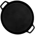 Pre-Seasoned Cast Iron Pizza and Baking Pan (13.5 Inch) Natural Finish New