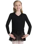 Capezio White Wrap Sweater - Girls Large