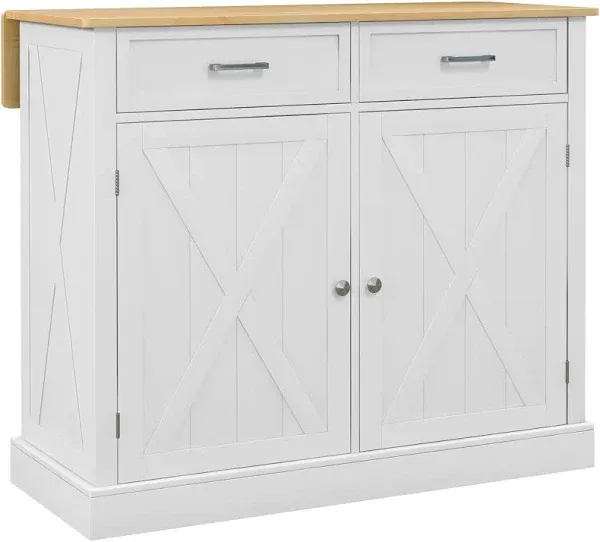 Homcom Rolling Kitchen Island