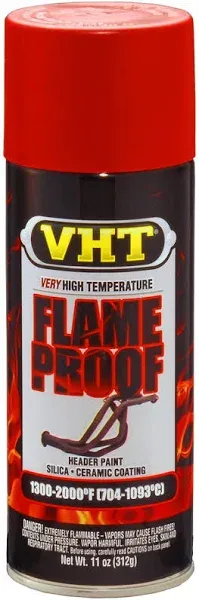 VHT SP109 Flameproof Coating - Flat Red Paint Can- 11 oz.