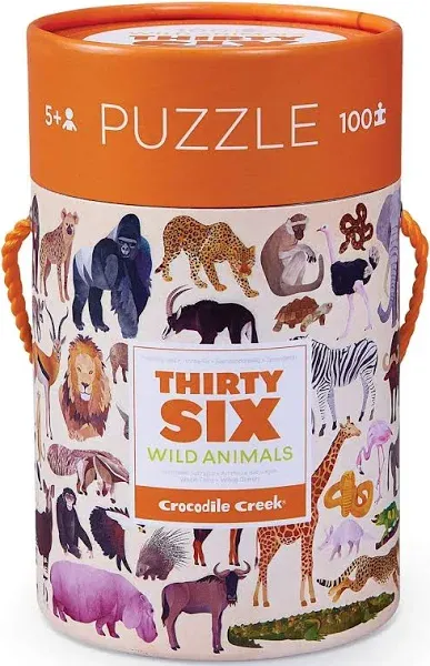 Crocodile Creek Wild Animals Puzzle