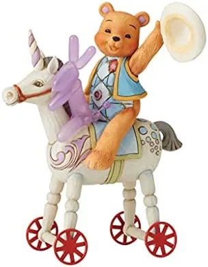 Enesco Jim Shore Button and Squeaky Riding a Unicorn Toy Figurine, 7.09... 