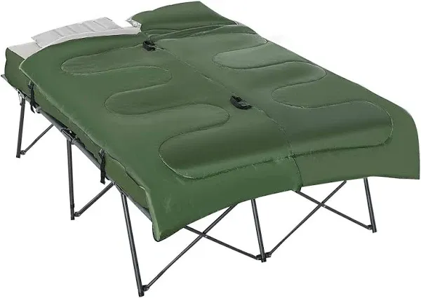 Outsunny Portable Camping Cot Set