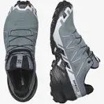 Salomon Women's Speedcross 6 GTX Shoe - 7 - Black / Black / Phantom