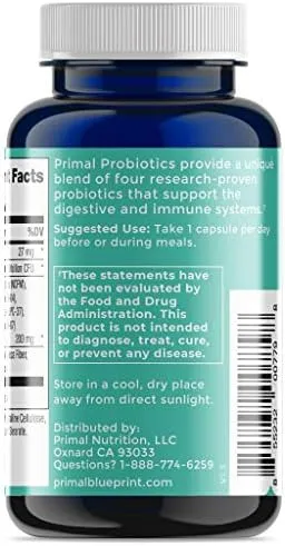 Primal Blueprint Primal Probiotics 60 Capsules