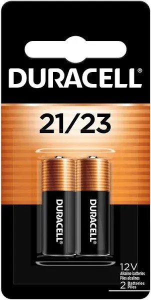 2pk Duracell MN21 Alkaline 12V Battery A23 MN21 23AF 23AE V23GA GP23A L1028