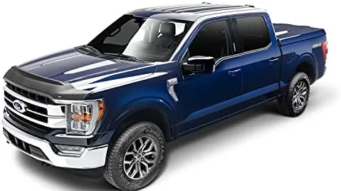 AVS 2021 Ford F-150 (Excl. Tremor/Raptor) Aeroskin II Textured Low Profile Hood Shield - Black