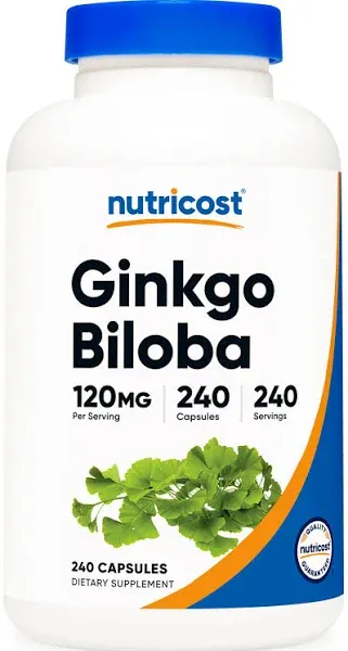 Nutricost Ginkgo Biloba 120mg - 240 Capsules