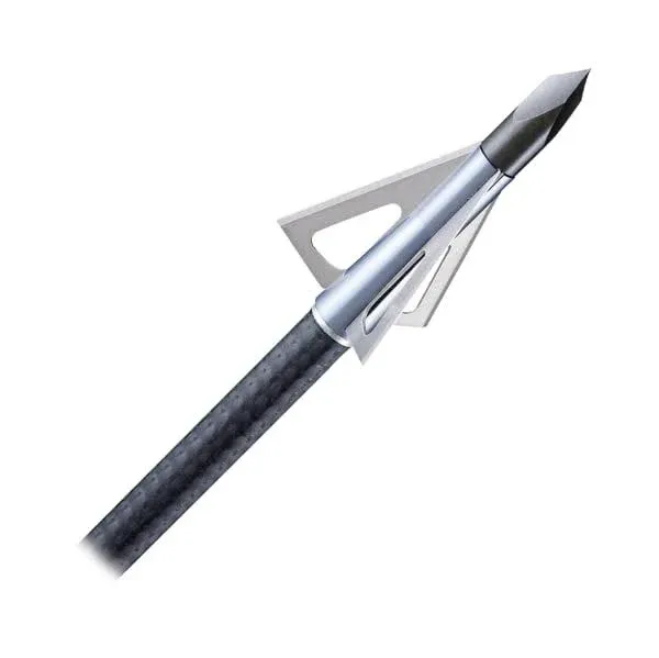 Muzzy Bowhunting 3 Blade Archery Arrow Broadhead 100 or 125 Grain - 6 Pack