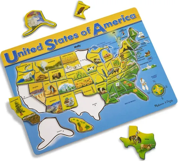 U.S.A. Map Puzzle