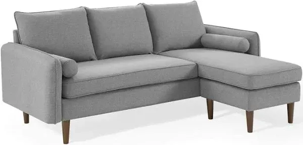 Modway EEI-3867-AZU Revive Upholstered Right or Left Sectional Sofa, Azure