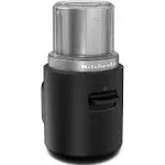 KitchenAid Go™ Cordless Blade Grinder - battery sold 4 oz, Black Matte 