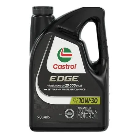 Castrol EDGE 10W-30 Advanced Full Synthetic Motor Oil, 5 Quarts