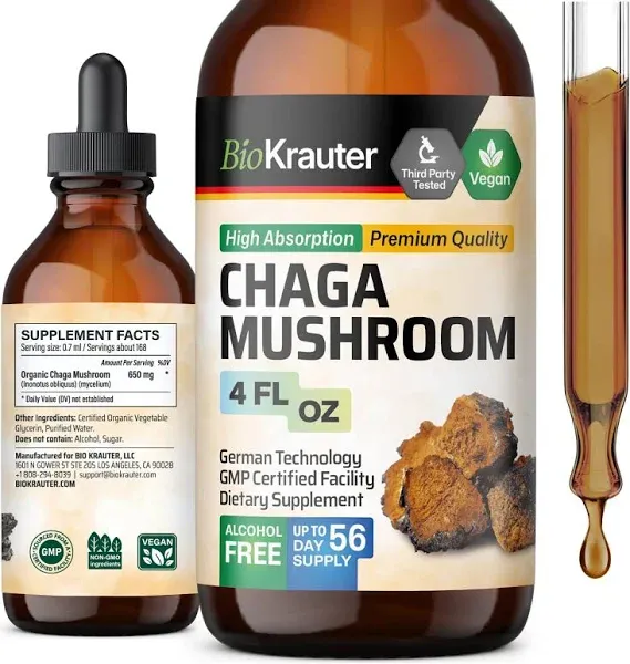 GOLDZEN Chaga Mushroom Supplement