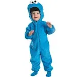 Disguise Sesame Street Cookie Monster Toddler Deluxe Costume, Blue, Size 3T-4T