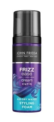 JOHN FRIEDA- Frizz Ease- Dream Curls Air-Dry Waves Styling Foam- 5oz- New!