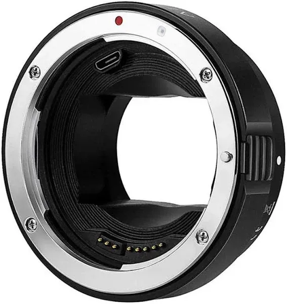 EF/EF-S Lens to Sony E Mount T Smart Adapter, Auto Focus Lens Adapter Ring for Canon EF/EF-S Lens to Sony E Mount Camera (CEF-SE)