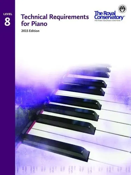 RCM - Technical Requirements for Piano, Level 8