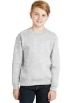 Jerzees 562B NuBlend Youth Crewneck Sweatshirt - Ash L