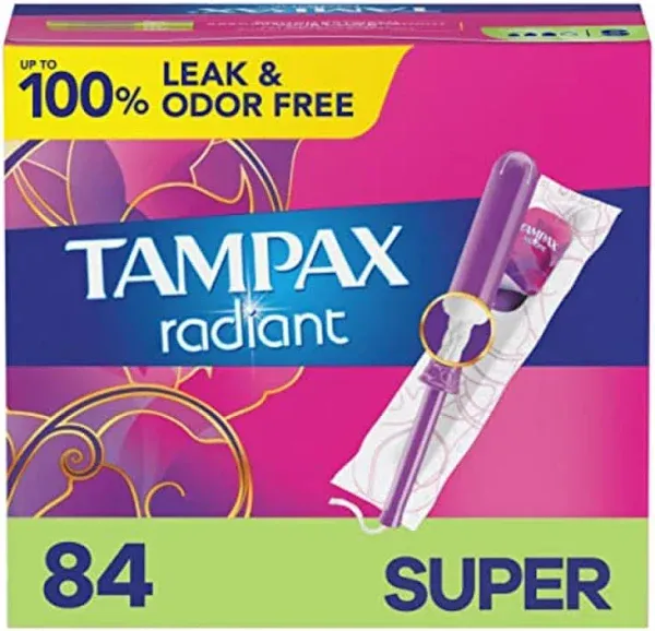 Tampax Radiant Tampons