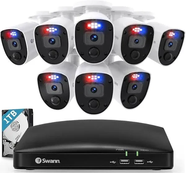 Swann Enforcer 8-Channel 1080p DVR Security System