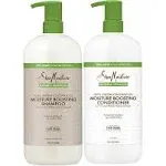 SheaMoisture Natural Infusions Hydrating and Moisture Boosting Shampoo & Conditioner Set, 34 fl oz, for Wavy, Curly, Straight Hair - Comes in ComboCreations Box