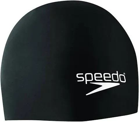 Speedo Elastomeric Solid Swim Cap One Size New