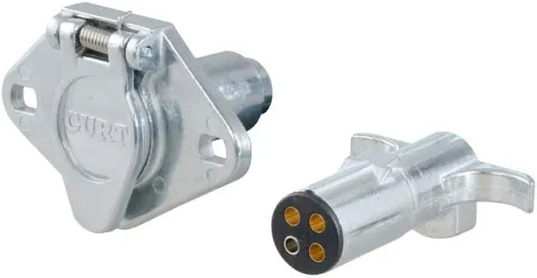 Curt 4-Way Round Connector Plug