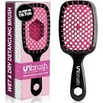  UNbrush Wet &amp; Dry Vented Detangling Hair Brush Cherry Blossom