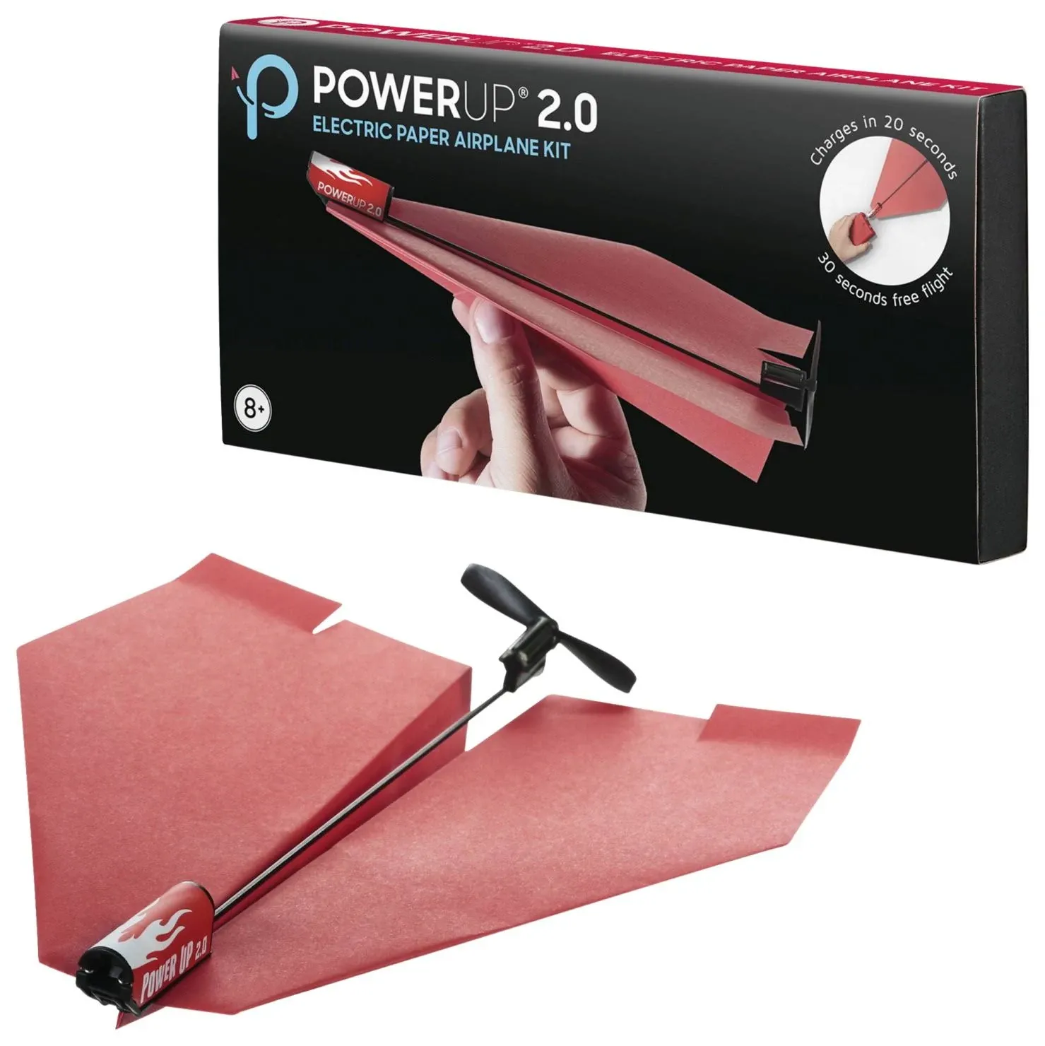 PowerUP 2.0 Paper Airplane Conversion Kit - Electric Motor For Diy Paper Planes