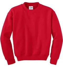 G180B Boy's Gildan Youth Heavy Blend Fleece Crew