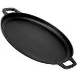 Cuisinel Pre-Seasoned Cast Iron Pizza and Baking Pan 13.5Inch Natural Finish