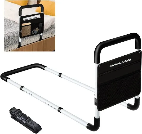 Bed Rail - Bed Rails for Elderly Adults - Medical Bed Support Bar Mobility As...