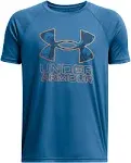 Under Armour Boys' Tech Hybrid Printed Fill Short-Sleeve T-Shirt