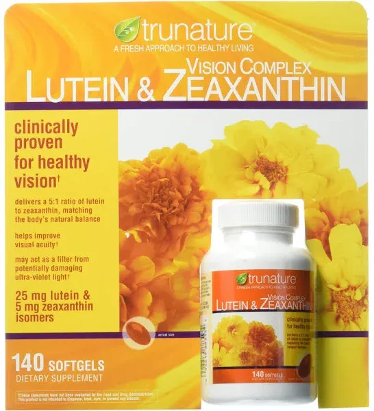 Trunature Vision Complex Lutein & Zeaxanthin Softgels