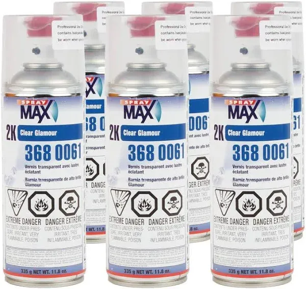 USC Spray Max 2k High Gloss Clearcoat Aerosol (4 PACK)