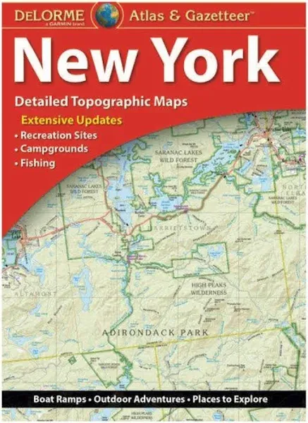 Delorme Atlas & Gazetteer: New York [Book]