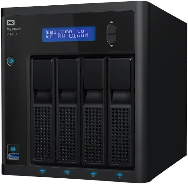 WD My Cloud PR4100 Pro Series Server WDBNFA0400KBK-NESN