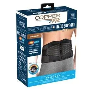 Copper Fit 3-in-1 Rapid Relief Back Support