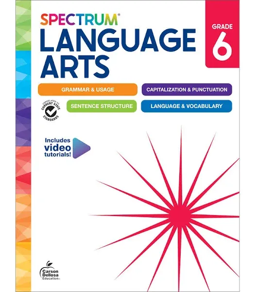 Spectrum Language Arts Workbook, Grade 6 [Book]